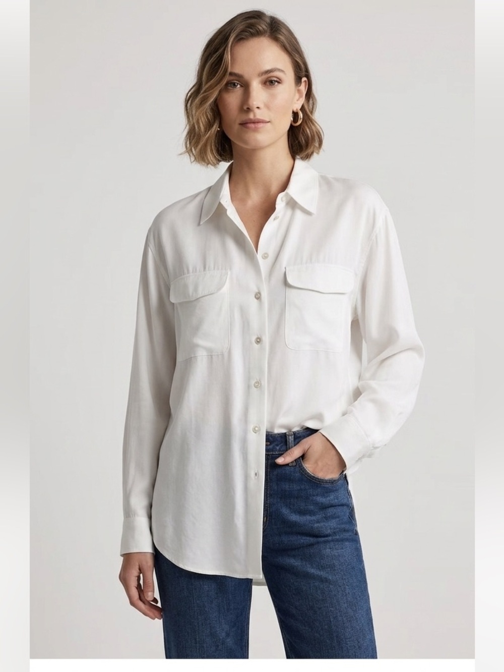 Joanna White blouse